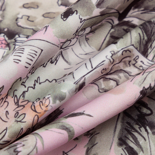 The same style of Matinusa pink printed zipper jacket in the mall is fashionable, casual and versatile, women's clothing