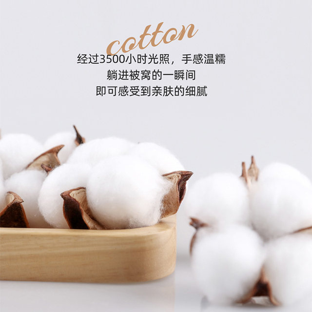 MUJI pure cotton four-piece student dormitory pure cotton cartoon children's quilt cover sheet three-piece bedding set