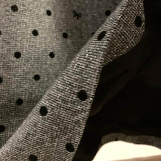 Korean Order Age Reducing Polka Dot Bow Print High Waist Tweed Skirt Women's 2024 Winter Large Size A-line Short Skirt