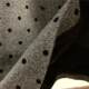Korean Order Age Reducing Polka Dot Bow Print High Waist Tweed Skirt Women's 2024 Winter Large Size A-line Short Skirt