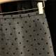Korean Order Age Reducing Polka Dot Bow Print High Waist Tweed Skirt Women's 2024 Winter Large Size A-line Short Skirt