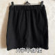 Summer drawing sweater skirt Black casual sports short skirt female high waist, thin, commute solid color A -line skirt