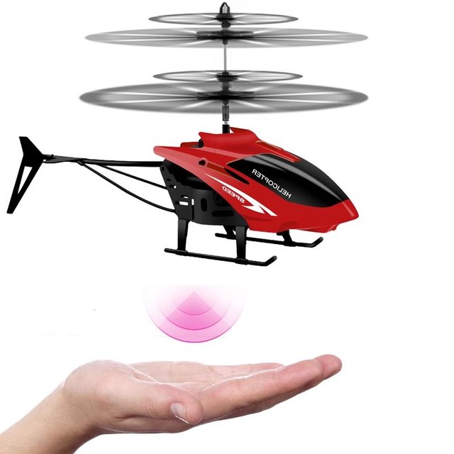 Remote control aircraft helicopter children's small electric hand sensing aircraft falling resistant drone toy boy gift