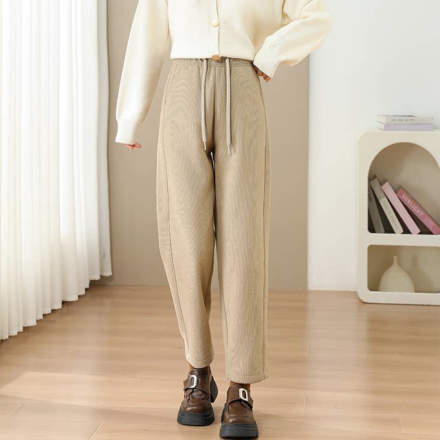 
Yu Zhaolin's mother's winter clothing plus velvet warm casual pants