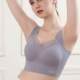 Large size sports underwear wide shoulder straps without steel rings large cup vest bra big breasts small cross straps anti-sliding shoulder straps