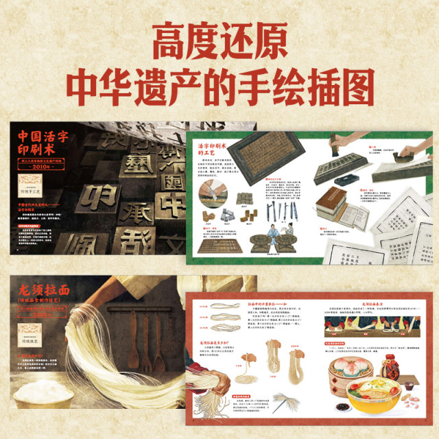 Charming China belongs to our treasure all 4 volumes 5 years old+children open up their horizons to recognize Chinese cultural heritage picture book, primary school student textbook associated historical geography science science picture book
