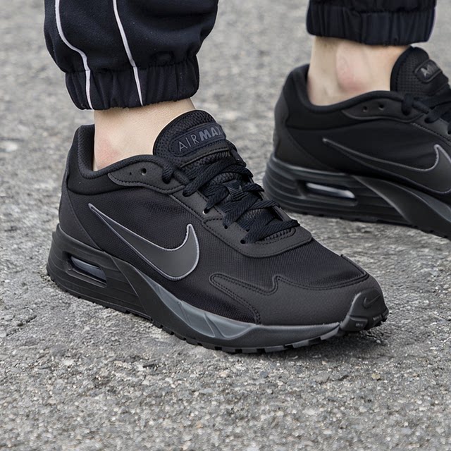 
NIKE Nike Genuine Men's Shoes 2025 Autumn New Black Samurai Running Shoes AIRMAX Air Cushion Shoes