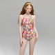 Princess Sulana triangular one-piece swimsuit for women sports professional racing swimming pool training girl bathing in hot spring swimsuit