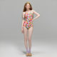 Princess Sulana triangular one-piece swimsuit for women sports professional racing swimming pool training girl bathing in hot spring swimsuit
