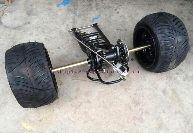DIY modified three-wheeled four-wheeled motorcycle rear axle kart ATV ...