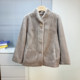 
Mom's autumn and winter imitation mink fur coat new middle-aged and elderly women's loose thickened fur one-piece top