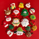 Christmas decoration gift cute plush brooch for women Christmas children small gifts clothes scarf pin accessories