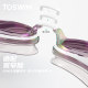 TOSWIM swimming goggles waterproof and anti-fog HD men and women myopia black and white solid color swimming glasses diving swimming cap set