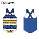 TOSWIM Children's Swimsuit Girls, Girls, Girls and Girls, Fast drying sunscreen, triangular swimsuit training swimsuit