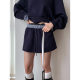 AMBOSC autumn new product simple leisure sports solid colors lace -up skirt female A -character relaxation sweater skirt