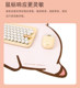 lulu canned pig co-branded lelei pig wireless mouse pad keyboard desk pad blind box extra large thickened waterproof
