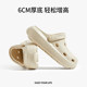 Park cheese couple stepped on the shit, the hole shoes, the women's summer Baotou slippers outdoor anti -slip beach shoes men
