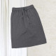 Spring and summer new fashion leisure sports ins, thin middle skirt sweater, cotton loose waist, pocket pocket half -bodies, hips