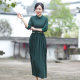 Ruyi Wind Moctive Cheongsam Temperature Dress Spring New Slim Slim Dipper Ladies Nation -style Women's Women's Women