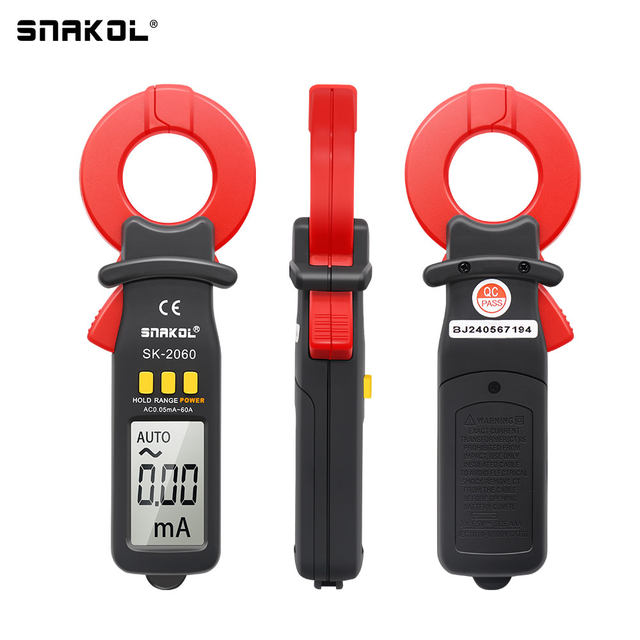 SNICO Leakage Current Clamping Meter SK-2060 Leakage Current Measurement Automatic Shutdown Microcurrent Electrician