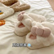 Two-wear design~! Soft and cute KT cat home warm cotton slippers for women ins winter thick-soled non-slip furry slippers trendy