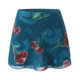 American retro flower printed mesh skirt for women short sexy high waist cover hips and slim A-line skirt short skirt