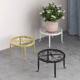 
Single-layer flower stand wrought iron flower pot rack indoor and outdoor balcony green radish spider plant potted gardening single-layer small flower stool storage rack