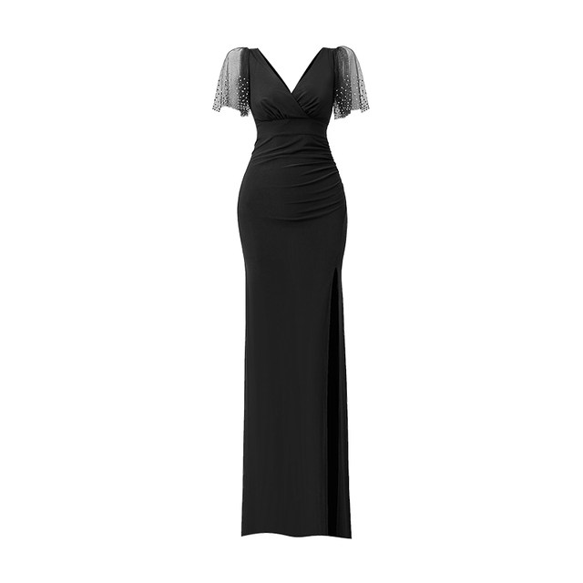 Evening Dress Female New Sexy Transparent Ktv Long Skirt Sauna Technician Uniform Night Work Clothes Long