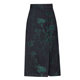 2025 new retro jacquard Chinese style skirt for women in spring and autumn medium-length summer high waist one-step hip-wrap skirt
