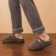 Cotton slippers for men winter 2025 new indoor home non-slip warm waterproof elderly wool slippers men's thick sole