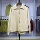 643 Polo collar comfortable sweater jacket, age-reducing and versatile, second-hand solid color women's 2024 autumn and winter new top