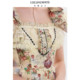 
LULUALWAYS I Love Lulu 25 Fall New Lolita Sweet Retro Gorgeous Square Neck Lace Dress