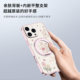 Weipao is suitable for iPhone16pro mobile phone case, new magnetic holder 2025 rotating Apple 17Promax all-inclusive lens 15 cartoon rabbit 14plus high-end ultra-thin frosted fresh
