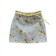 
Retro printed denim skirt for women in 2025 summer new versatile high-waisted slim hot girl A-line hip short skirt