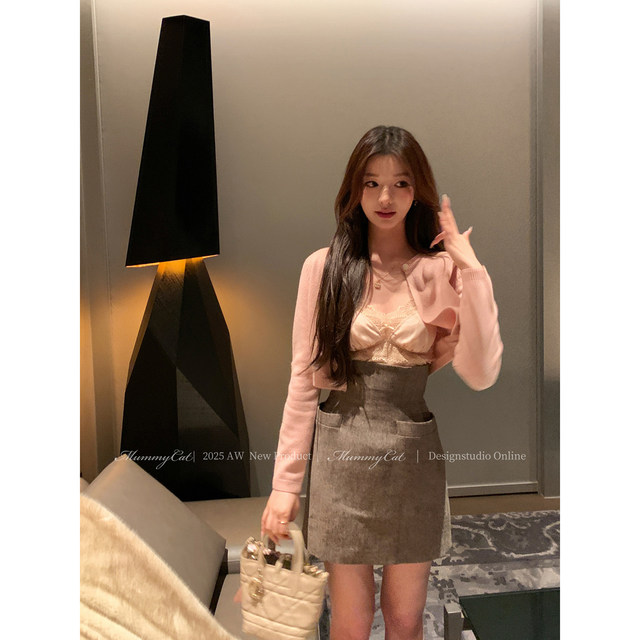 MummyCat Lay Egg Meow 25 new product satin pure lace splicing inner bra