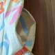 Daily single printed long-sleeved dress for women 2025 spring new POLO collar pure cotton high waist shirt skirt A-line skirt
