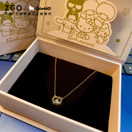 Zhenggang ZGOx Three Lull HelloKitty Necklace Valentine's Day Birthday Gift to Girlfriend Girlfriend Girlfriend Girlfriend Best Girlfriend Practical