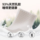 Genuine natural latex pillow system Single army green cotton pillow care neck pillow male student dormitory special pillow core
