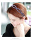 Diamond hoe Korean hair ornament wide bangs hair card simple versatile hair cave head jewelry with teeth anti -sliding head hoop
