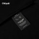 Ohlyah Rainbow Ghost Little Devil Graffiti Trendy Brand T-shirt Women Pure Cotton Loose Five-quarter Sleeve Summer Couple Short Sleeve
