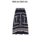 MEACHEAL Michelle Summer New Women's Clothing Yuna Garden Pattern Mulberry Silk Skirt A-line Skirt