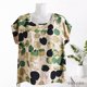 Cotton silk loose summer large-size short-sleeved top casual slim shirt artificial cotton age-reducing T-shirt for middle-aged and elderly mothers