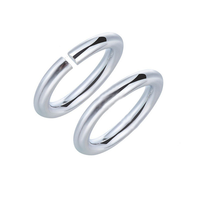 999 Foot Silver Circuit Circle Close Small Circle Bracelet Necklace Broken Chain Repair earrings Earrings Connection DIY accessories
