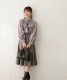 List of PBD Home Gentle French-style woven stripes 2way bow streamer stand collar shirt