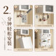 Sanmeng gas water heater pipe cover decorative hole board kitchen wall-mounted artifact ugly boiler storage rack