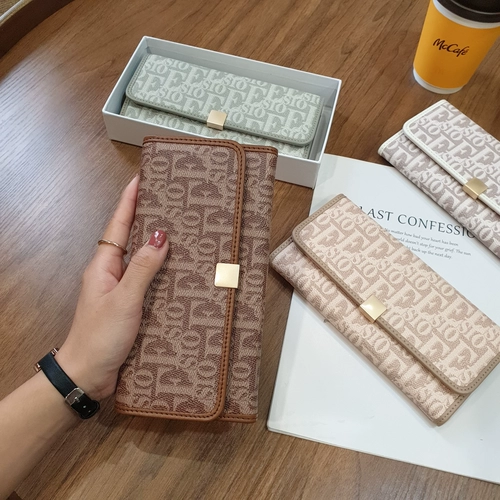 Весенний бумажник, летний вместительный и большой кошелек, модный мобильный телефон, из натуральной кожи