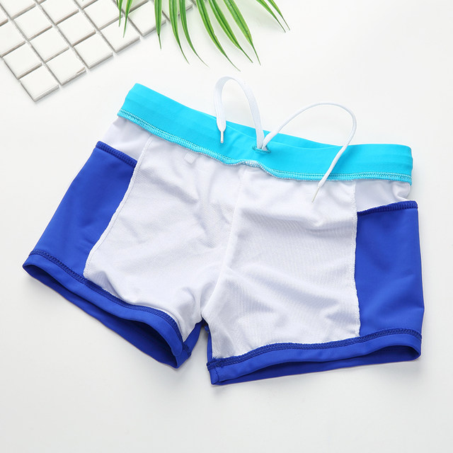 Children's swimming trunks boys summer 2025 new small, medium and large children's swimsuit boys and baby professional quick-drying boxer swimsuit