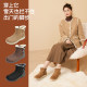 Pansy Japanese snow boots short boots women's velvet thickening lightweight comfortable warm wool cotton shoes winter