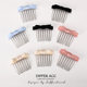 Hair comb upside down comb new non-slip bow bangs hairpin high skull style fashionable side broken hairpin headdress