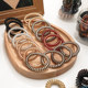 Telephone line hair loop female internet celebrity head rope tie hair rubber band markless leather case Korean girl tie hair rope headdress
